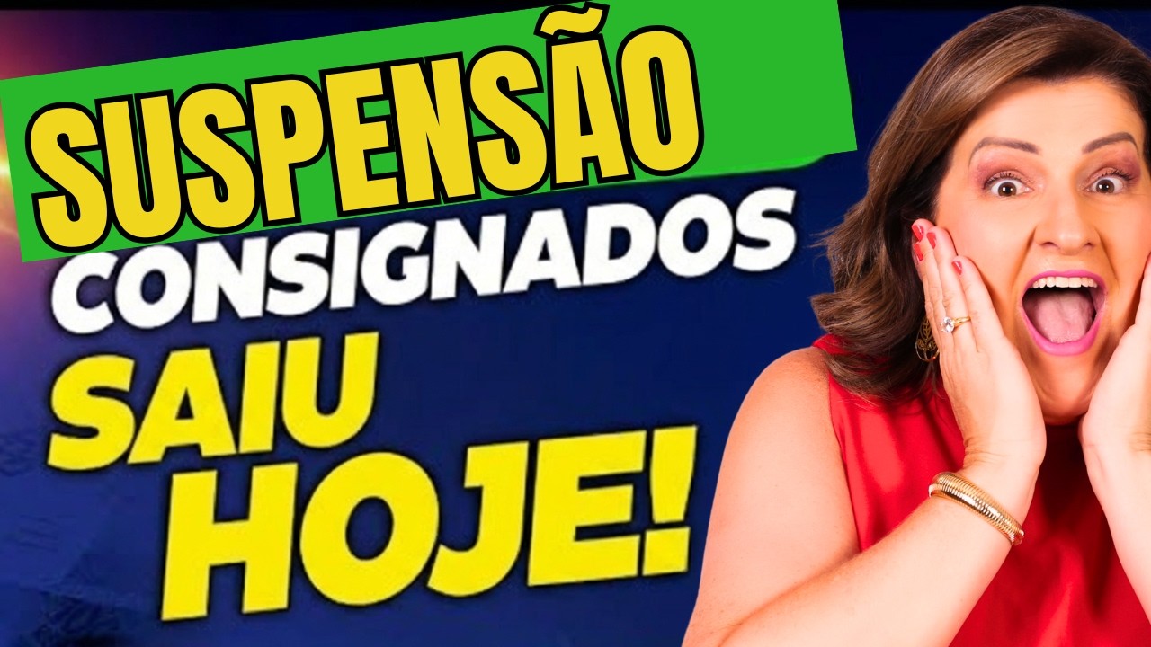 APROVADO na VIRADA de FOLHA do INSS SUSPENSÃO dos CONSIGNADOS COMEÇA HOJE