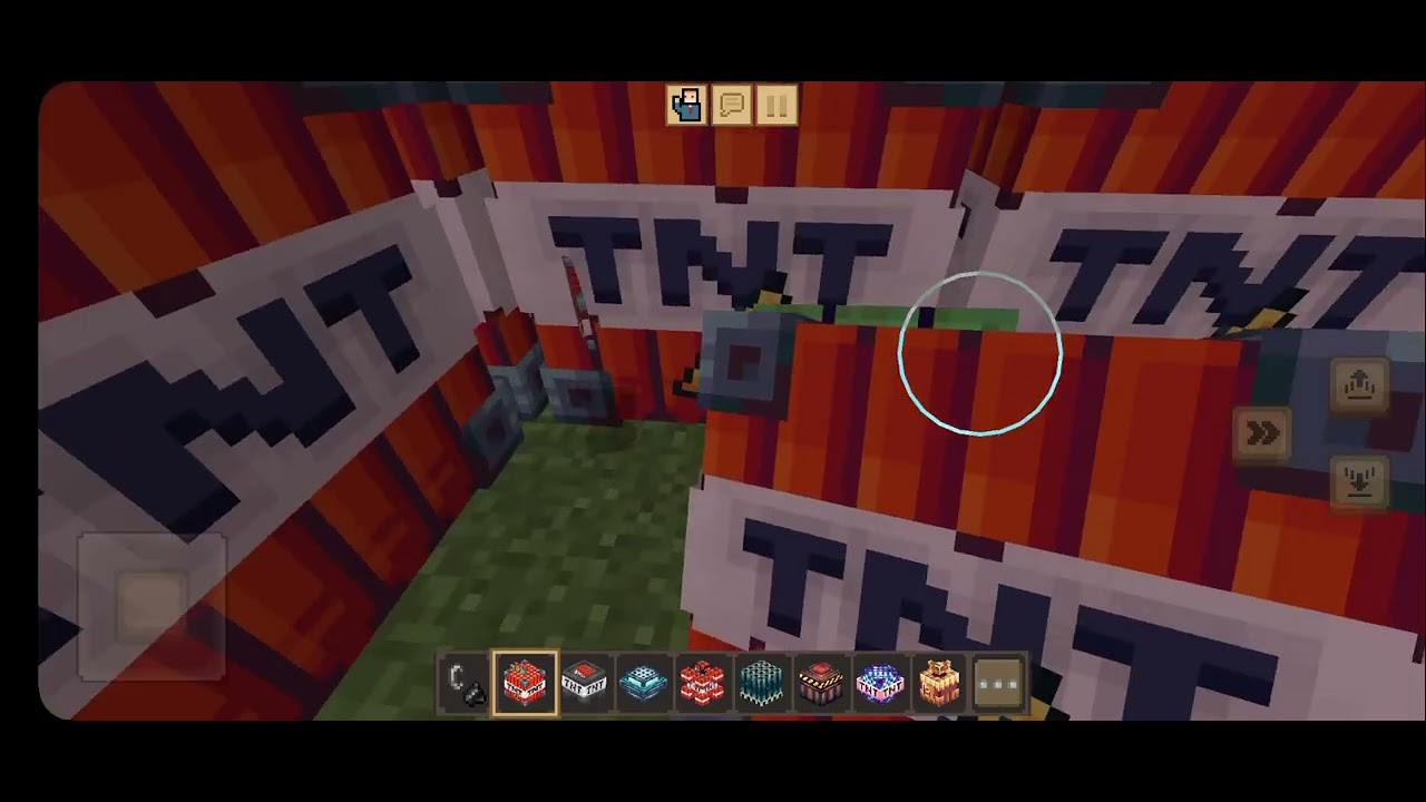 Probando tnts en minecraft