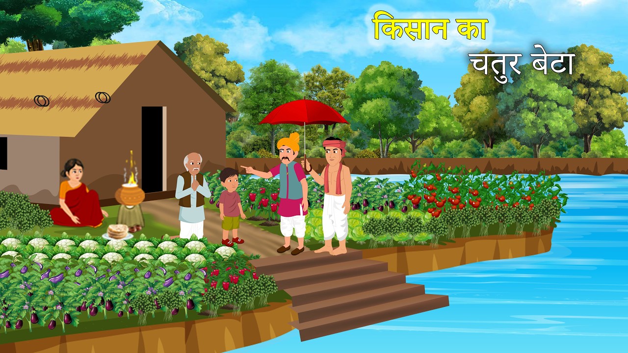 किसान का चतुर बेटा | kisaan ka chatur beta | Hindi Story | Hindi Kahaniya | Moral Stories | Kahani