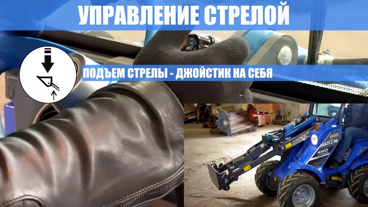 Эксплуатируем минипогрузчик MultiOne | #5 Джойстик, HI FLOW (высокий гидропоток), дисплей |