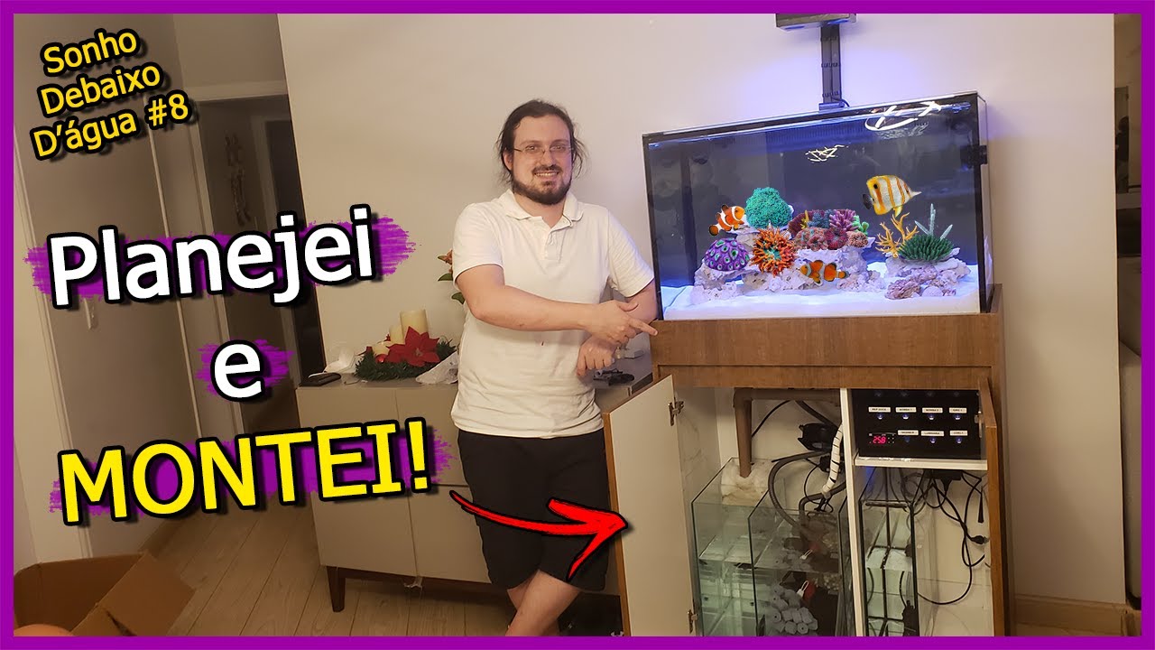 Montei um Aquário Marinho de 200 Litros para uma INSCRITA! - Sonho Debaixo D'água #8