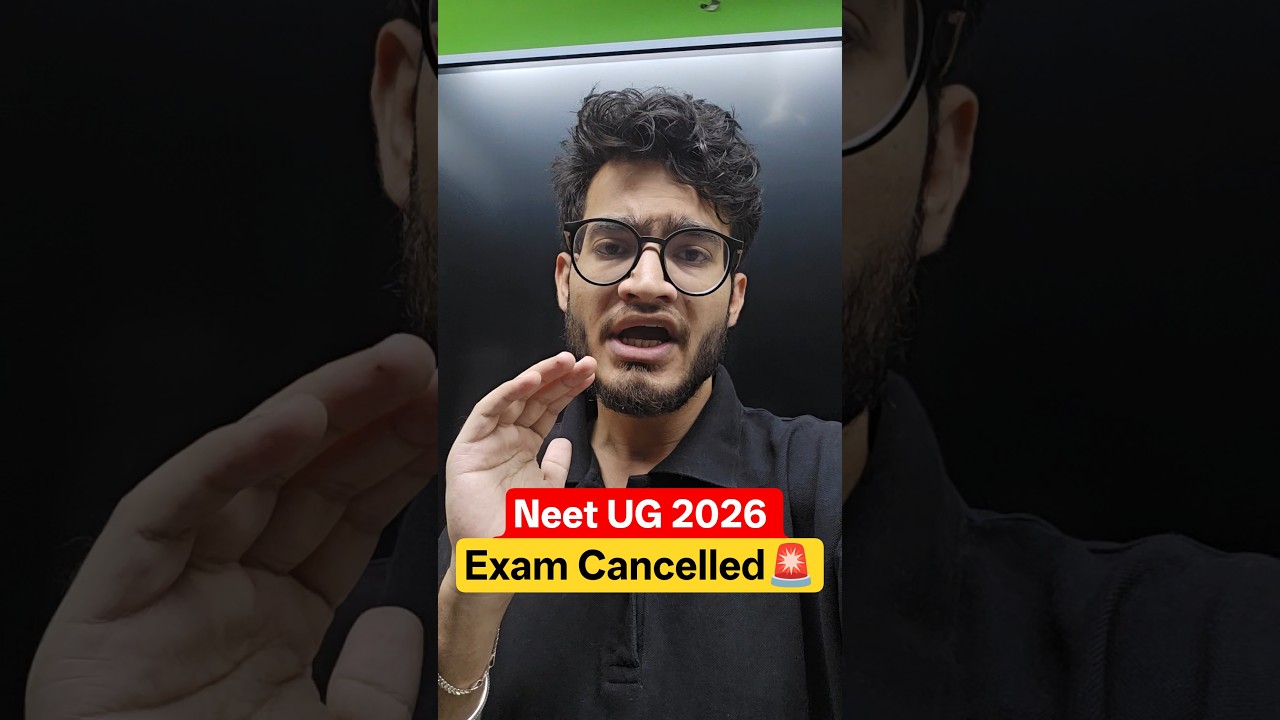 NEET UG 2026 Exam Cancelled🚨 #pw #neet #physicswallah
