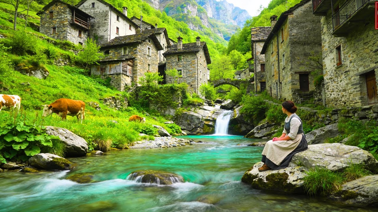 Das Leben in einem Schweizer Dorf fernab der modernen Welt — Lavertezzo