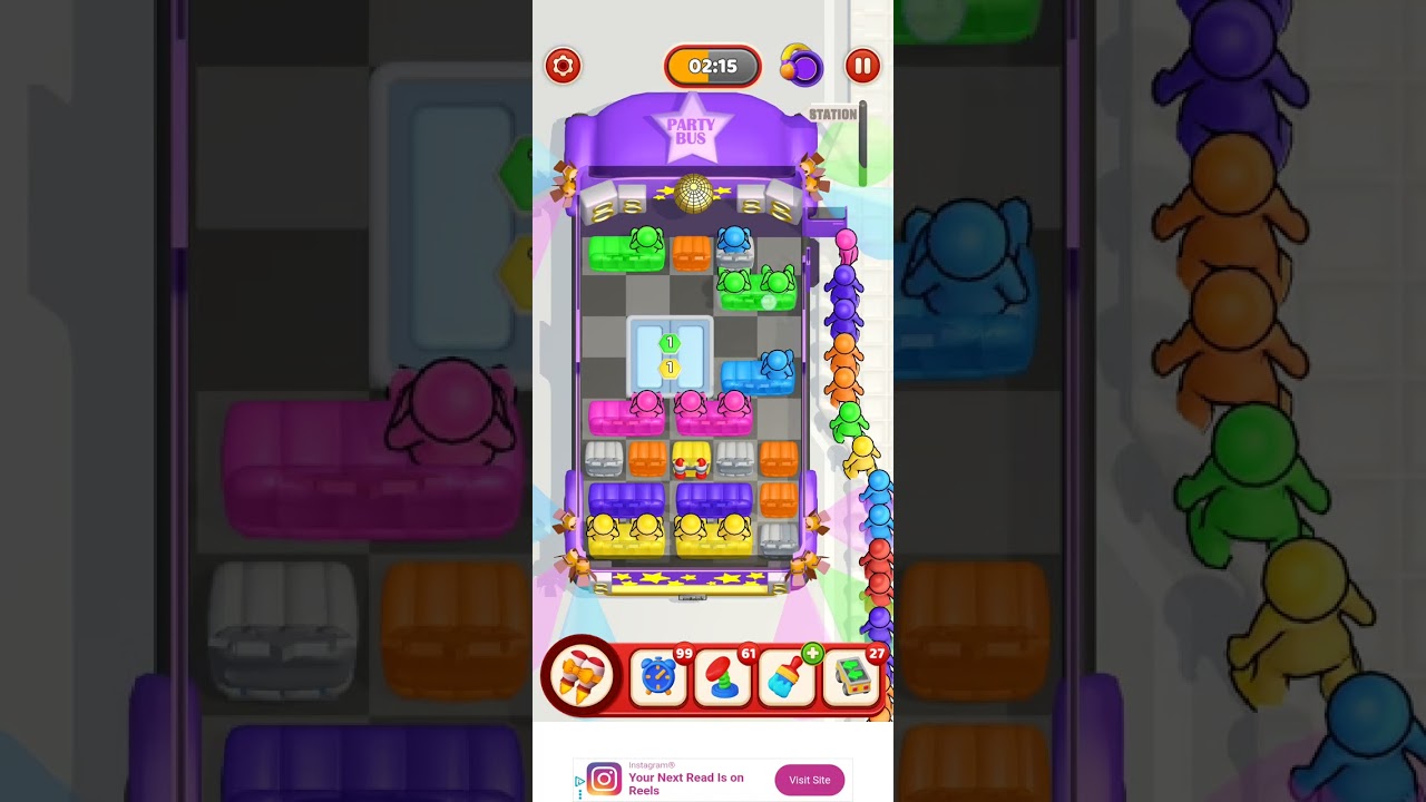 Seat Away level 1799 (Very Hard)