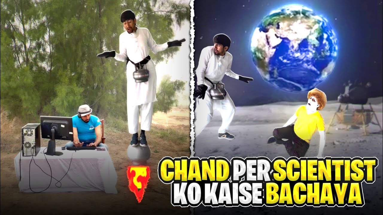 Chand Per Scientist ko kaise Bachaya 🙄