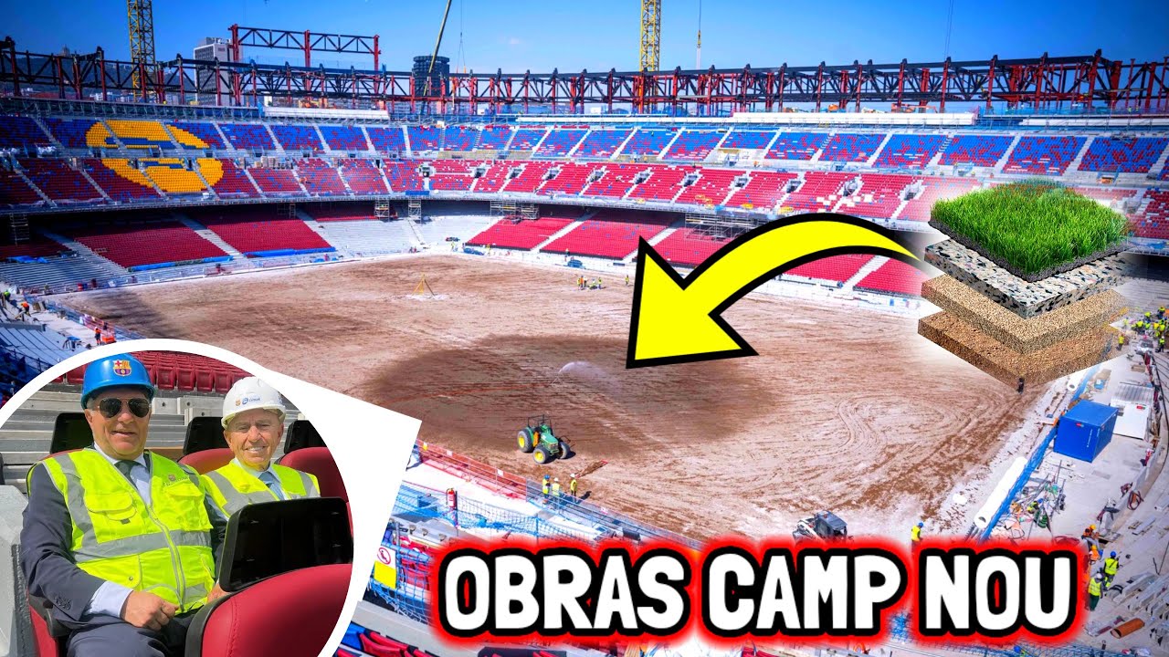 READY FOR THE PITCH! Spotify Camp Nou Renovations Update! Pitch/Grass, New Roof, Upper Tier,VIP Seat