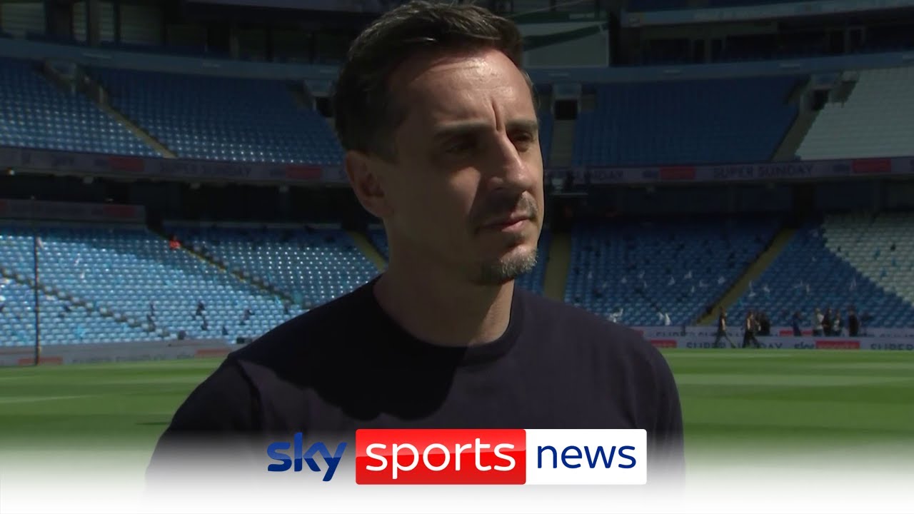 Gary Neville reacts to Manchester City winning the Premier League title