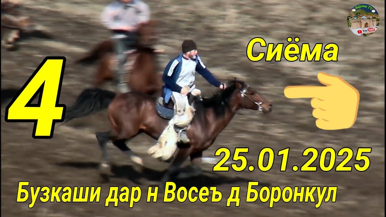 Бузкаши дар н Восеъ д Боронкул 25.01.2025 Кисми 4