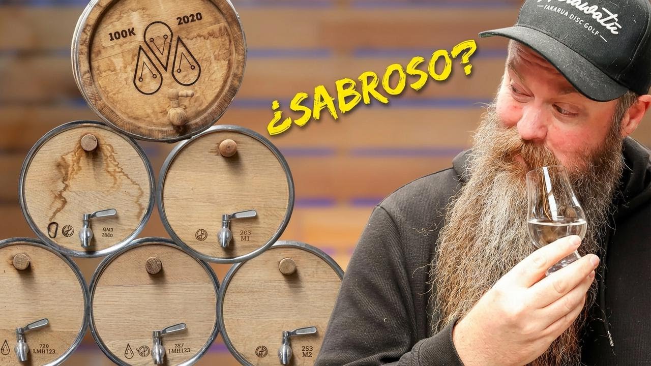 Probando barriles de whiskey casero: de 1 a 4 años de añejamiento