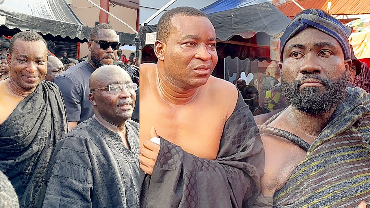 Chairman Wontumi-Dr Bawumia-Okatakyie Afrifa-Spotted At Asante Mamponghene's funeral