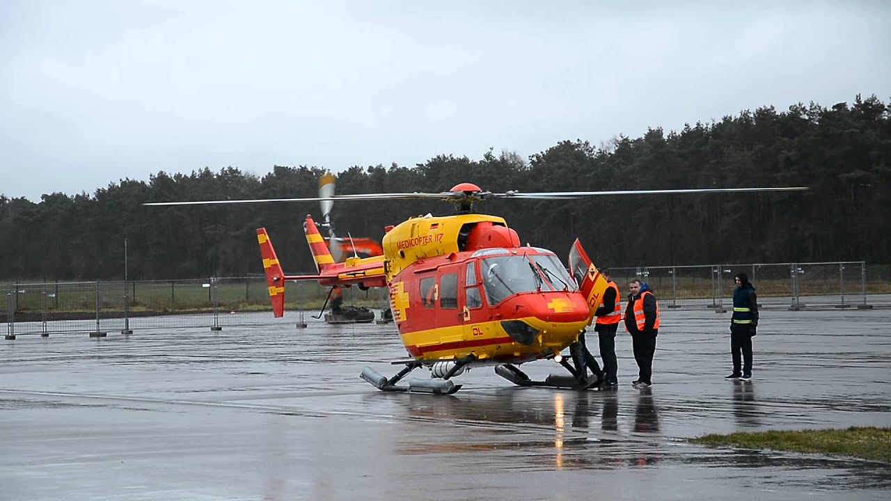 Landung der BK 117 D-HEOE