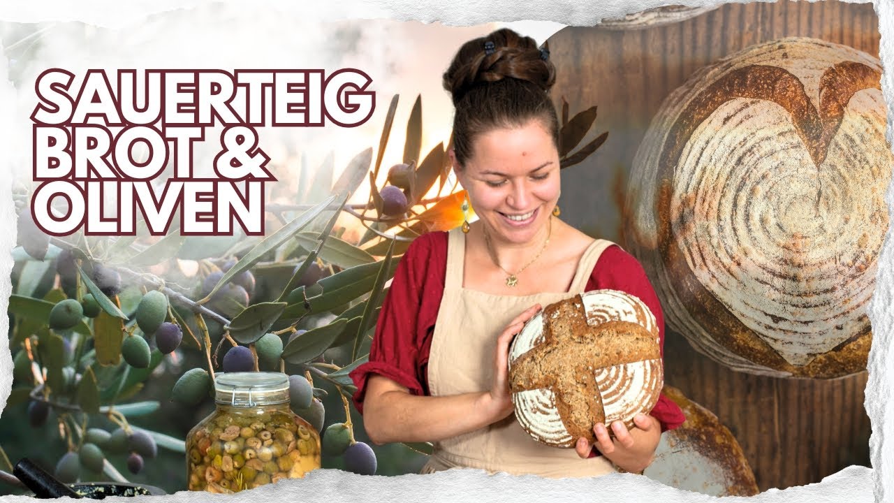 Sauerteigbrot im Holzbackofen – Fermentierte Oliven & unsere Reise zur Olivenernte #selbermachen