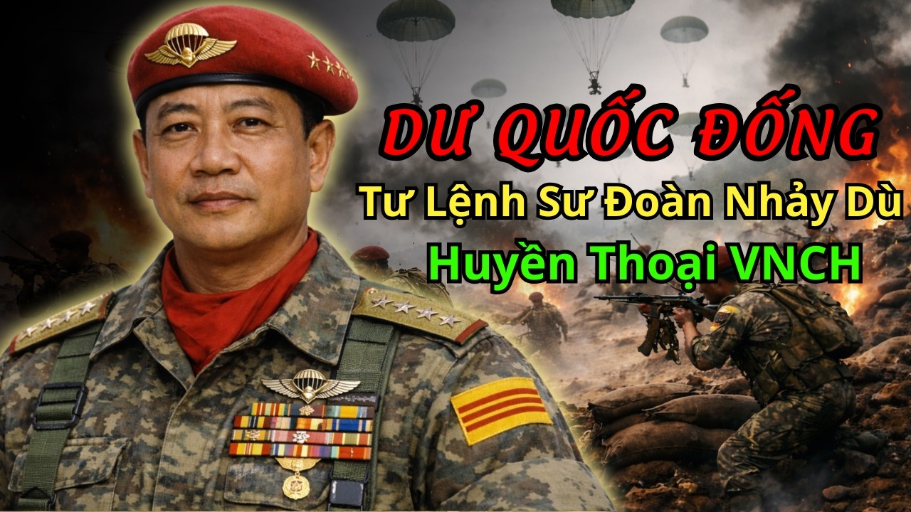 Dư Quốc Đống – Từ Lính Nhảy Dù Đến Vị Tướng Huyền Thoại VNCH!
