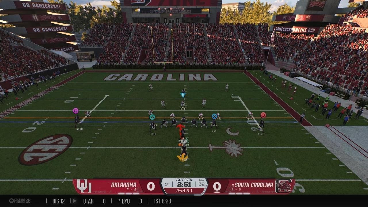 Gamecock Vs Oklahoma Week 7 EA College Football