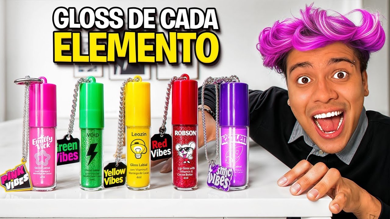 FIZ O GLOSS DOS ELEMENTOS DOS ROSA * oficial? 