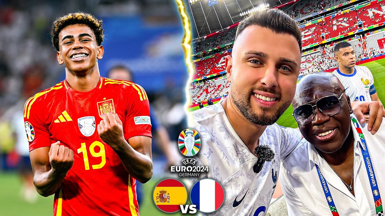 M-AM ÎNTÂLNIT CU TATĂL LUI KYLIAN MBAPPE LA CEA MAI SPECTACULOASĂ SEMIFINALĂ SPANIA VS FRANȚA!!