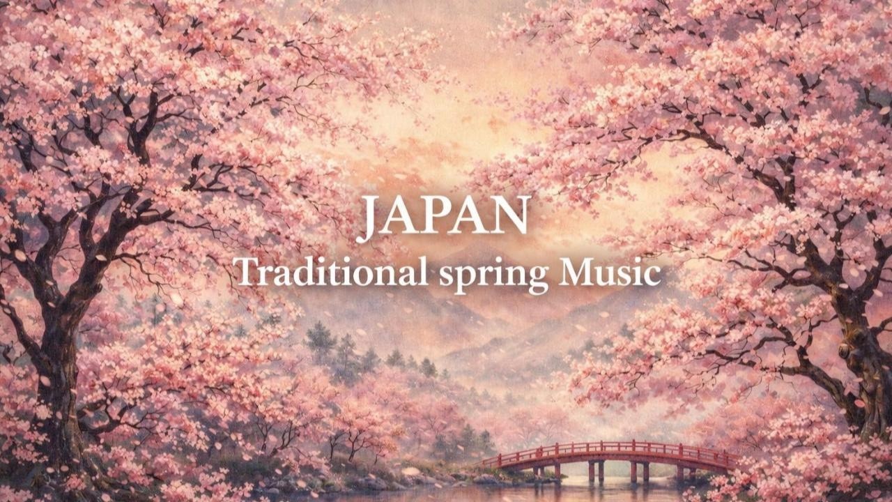 【春カフェBGM】日本の伝統的な春の音楽｜癒しの桜BGM