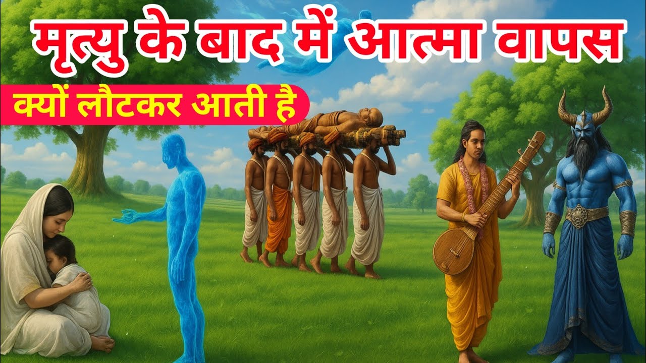 मृत्यु के बाद में आत्मा वापस क्यों लौट कर आती है, आत्मा कितने दिन तक सफर करती है garud Puran