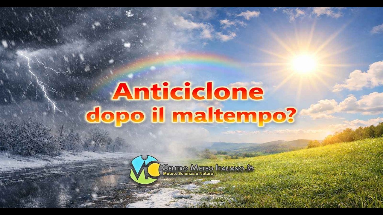 METEO - maltempo ancora nei prossimi giorni ma si intravedere l'alta pressione