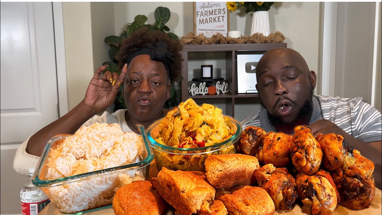 HOMESCHOOL IS THE BEST! | SMOKED CHICKEN & CABBAGE| SWEET POTATO BISCUITS| MUKBANG EATING SHOW!