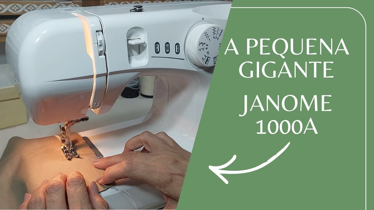 A pequena gigante Janome 1000A
