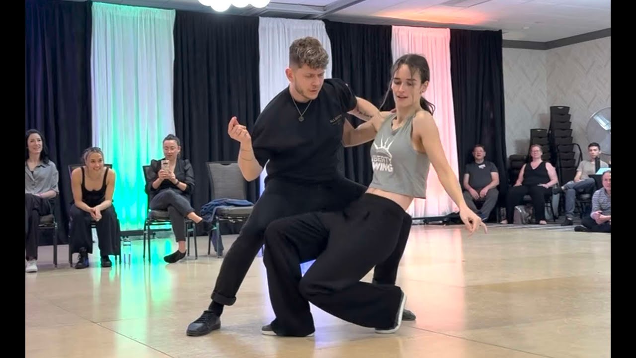 Thibault Ramirez and Bryn Anderson's dance WCS in the Invitational J&J at Freedom Swing 2025
