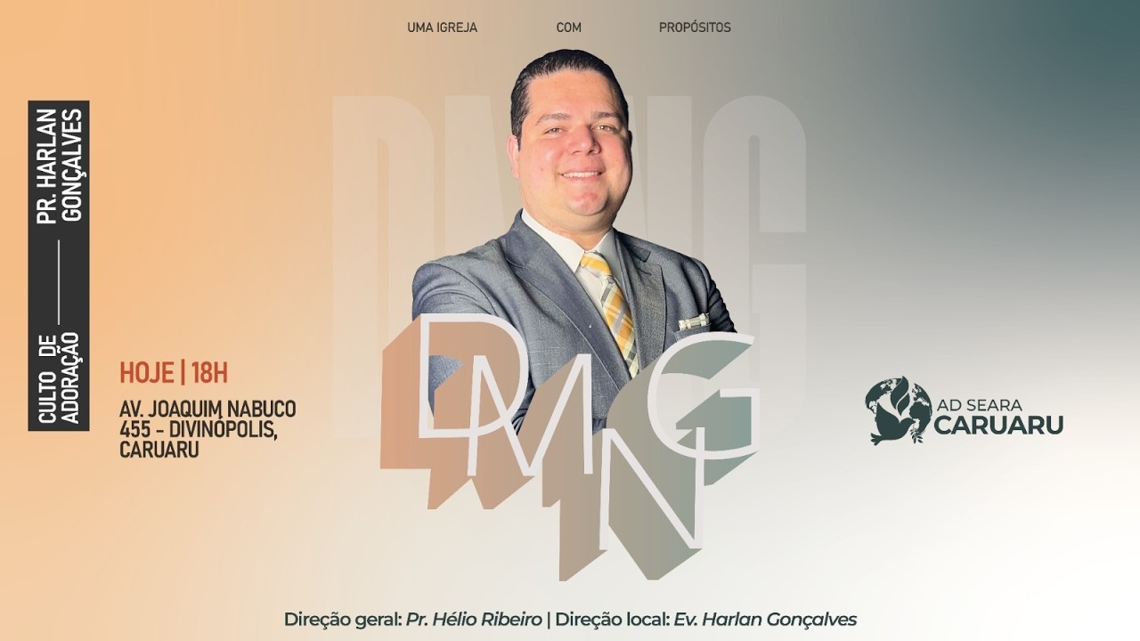 CULTO DE ADORAÇÃO | AD SEARA CARUARU - EV. HARLAN GONÇALVES | 22/02/2026