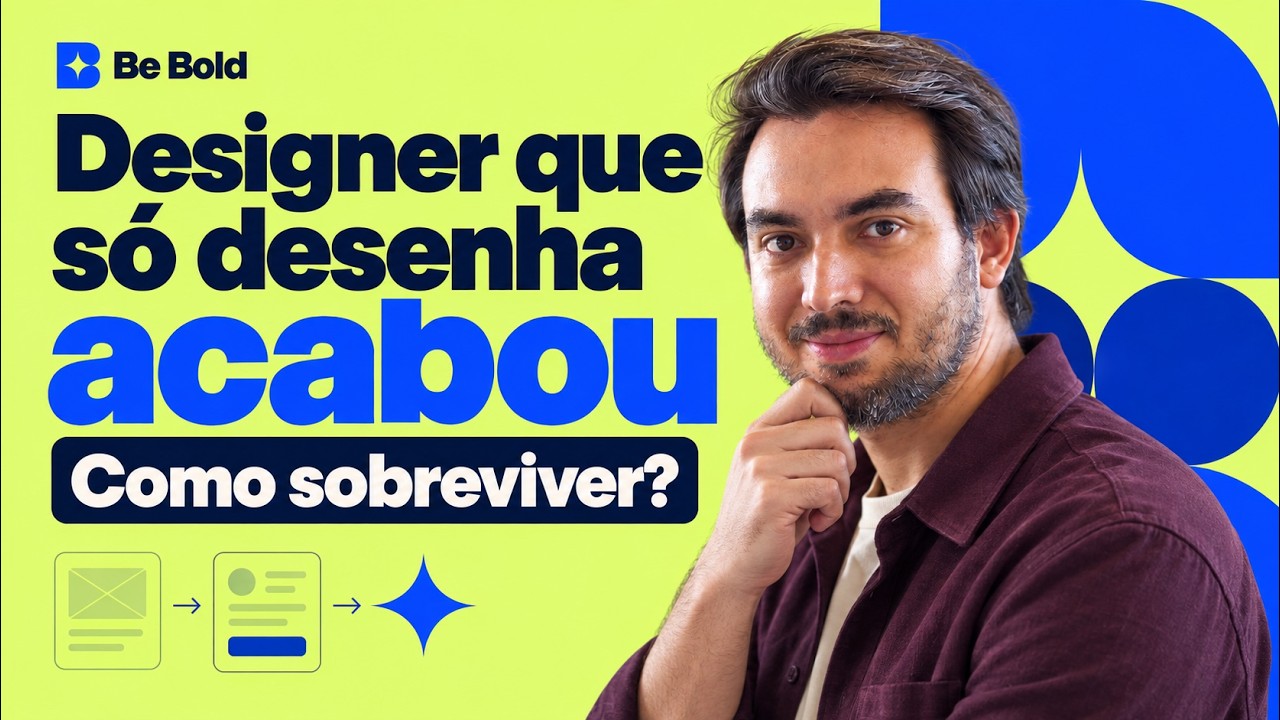 A ERA DO DESIGNER QUE SÓ DESENHA ACABOU