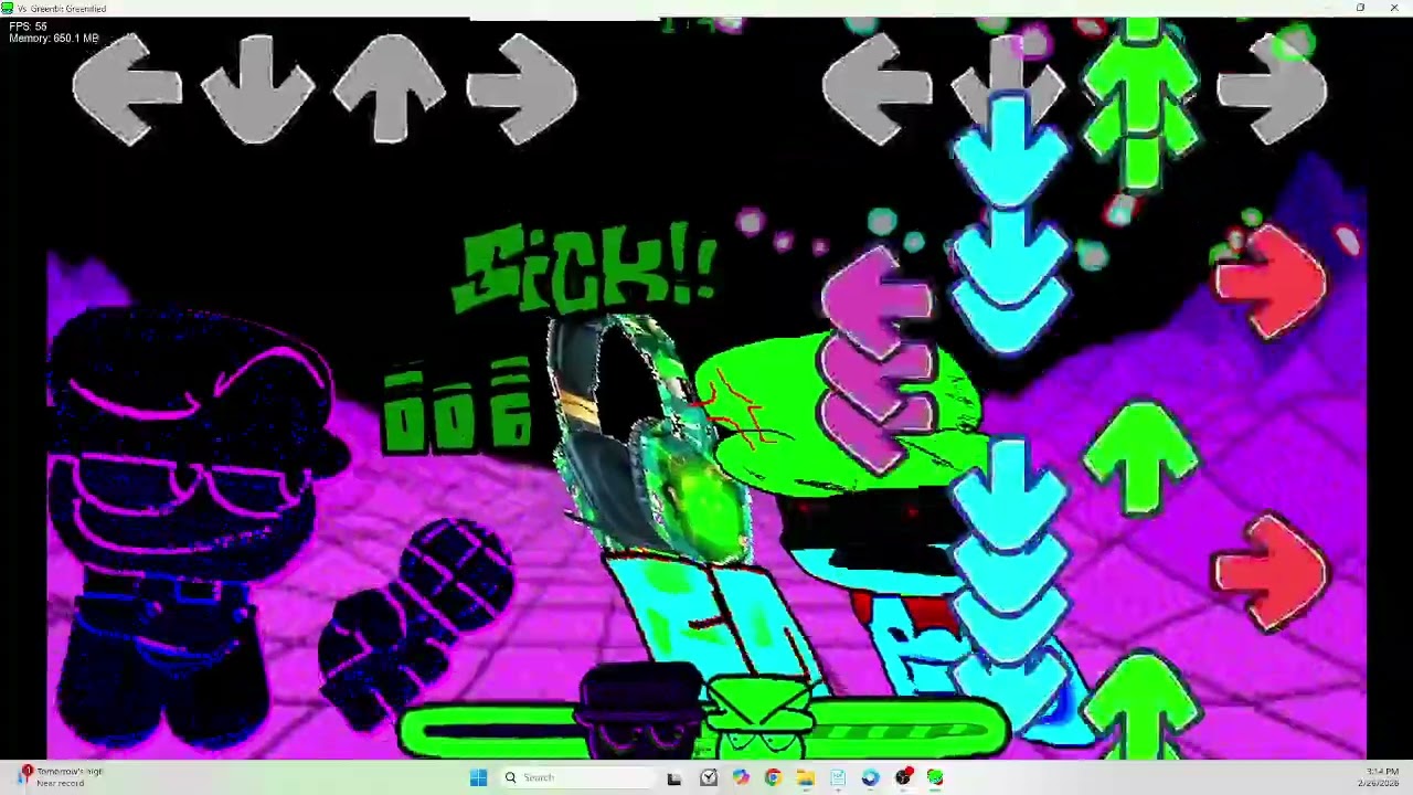 FNF BAMBI AND DAVE john vs greenbi