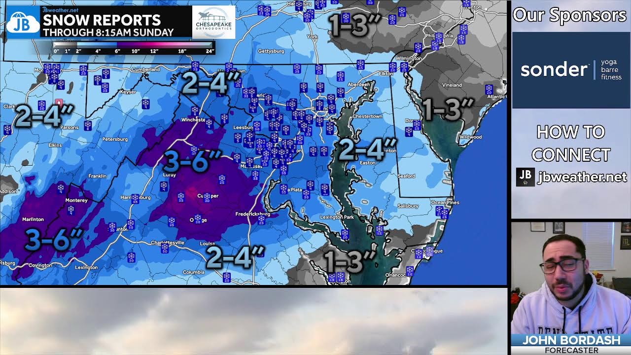 8AM SUNDAY STORM UPDATE