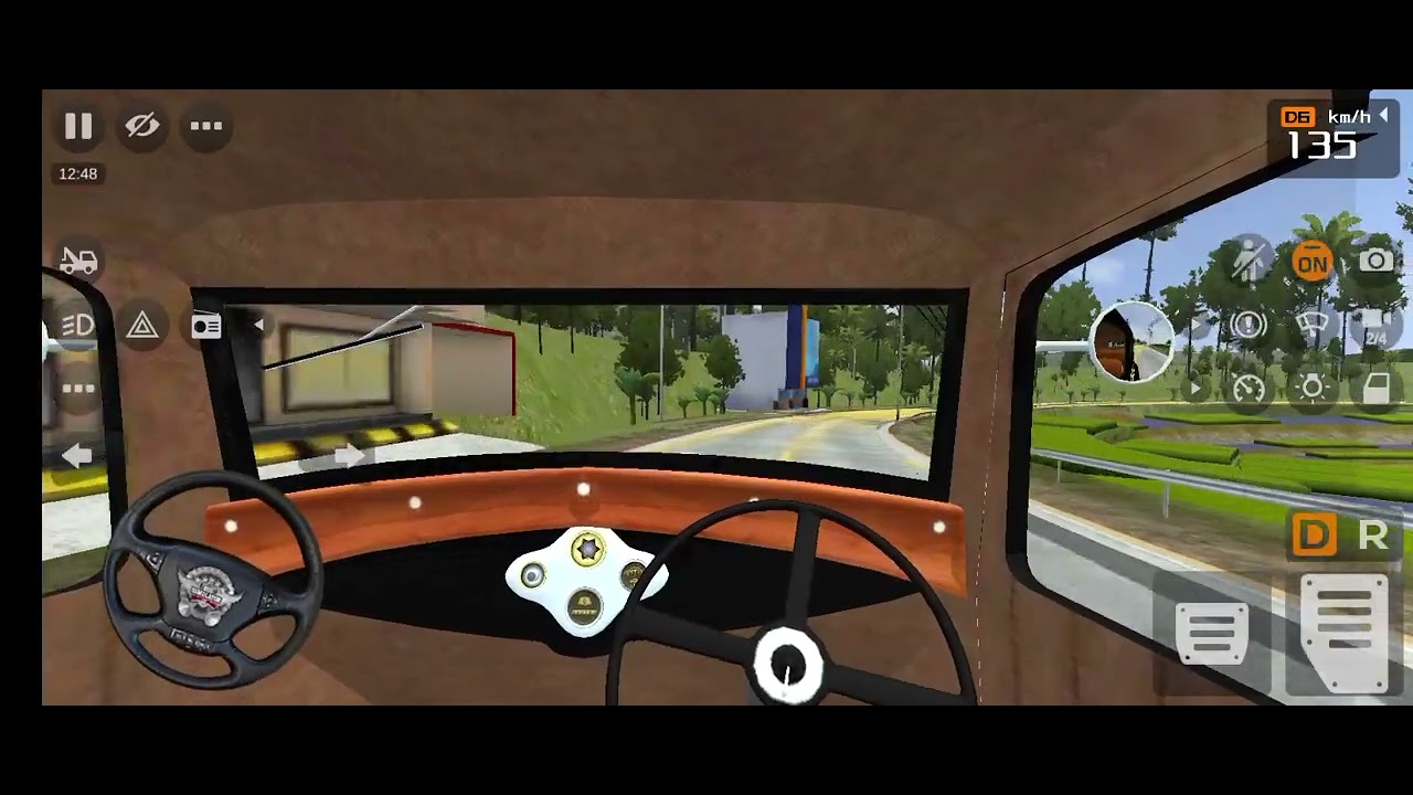 Bus simulator Indonesia drive Ford Taxi 1961 model 
