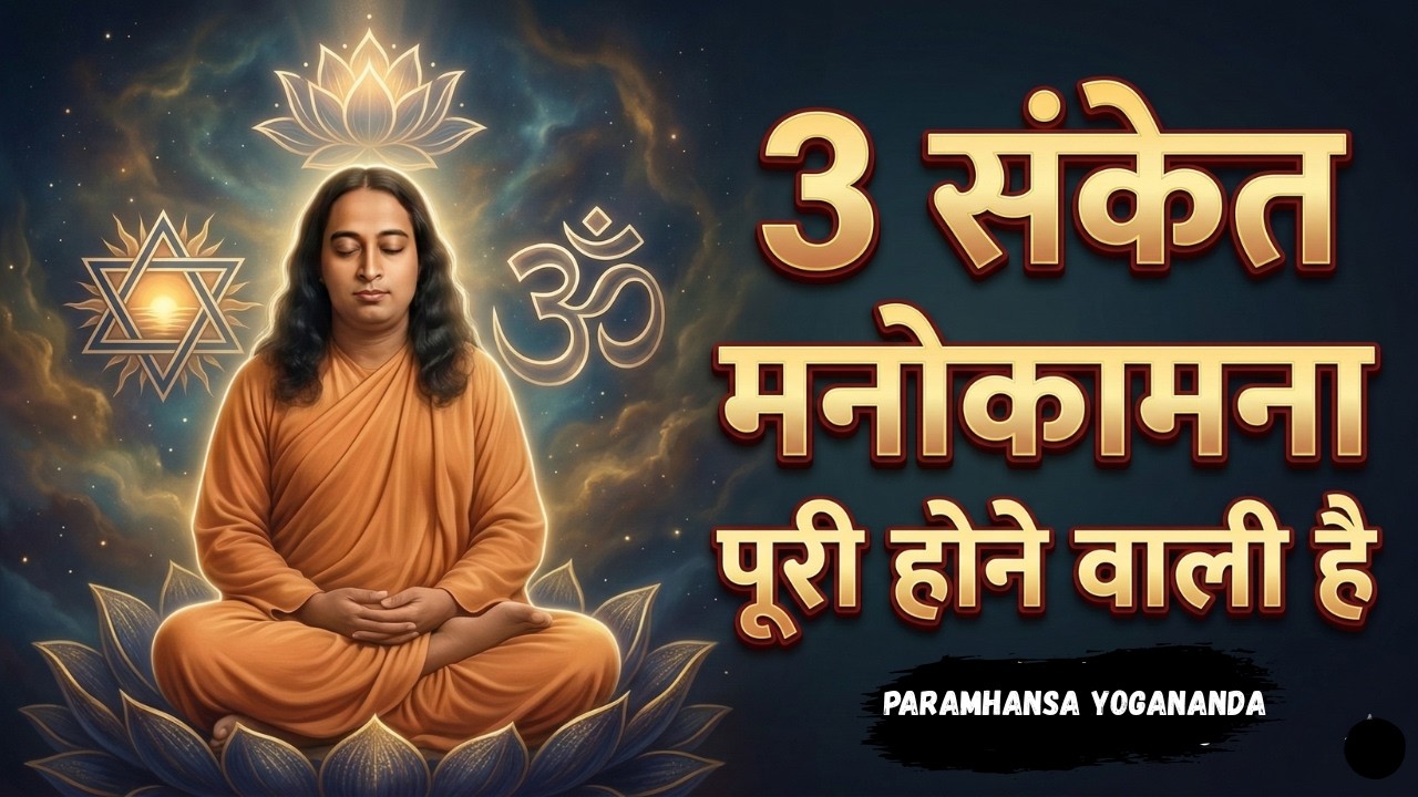 जब मनोकामना पूरी होने वाली होती है तो मिलते हैं ये 3 संकेत | Paramhansa Yogananda Secret