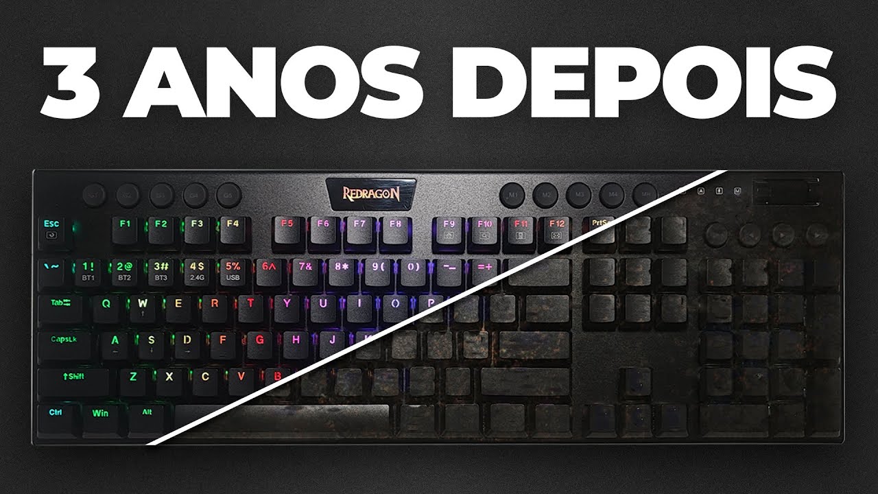Redragon Horus K618 - Minha Experiência Após 3 Anos de Uso