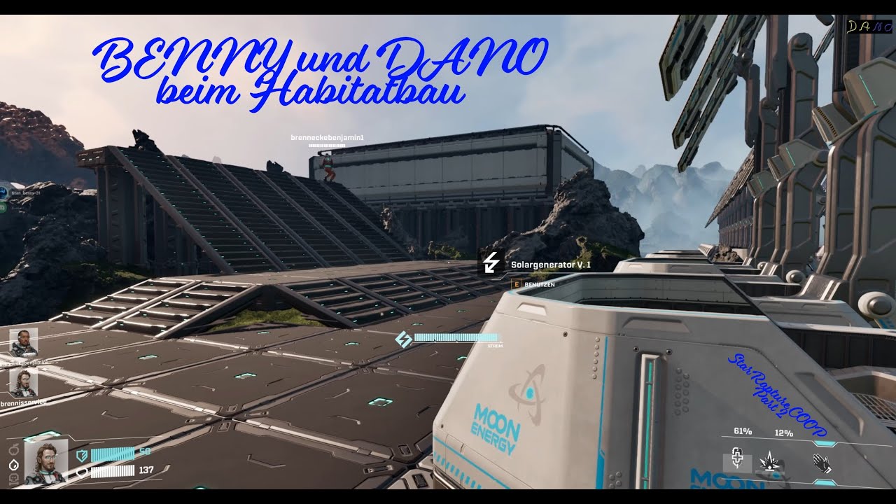 StarRapture COOP Part 2 BENNY und DANO beim Habitatbau  4K