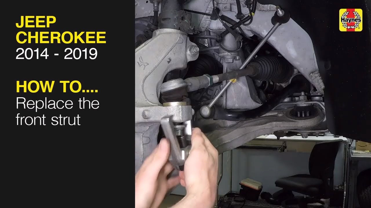 How to Replace the front strut on the Jeep Cherokee 2014 to 2019