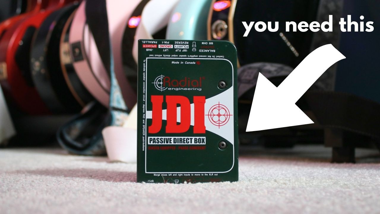 Record Guitars Like a PRO (Why You Need a DI Box)