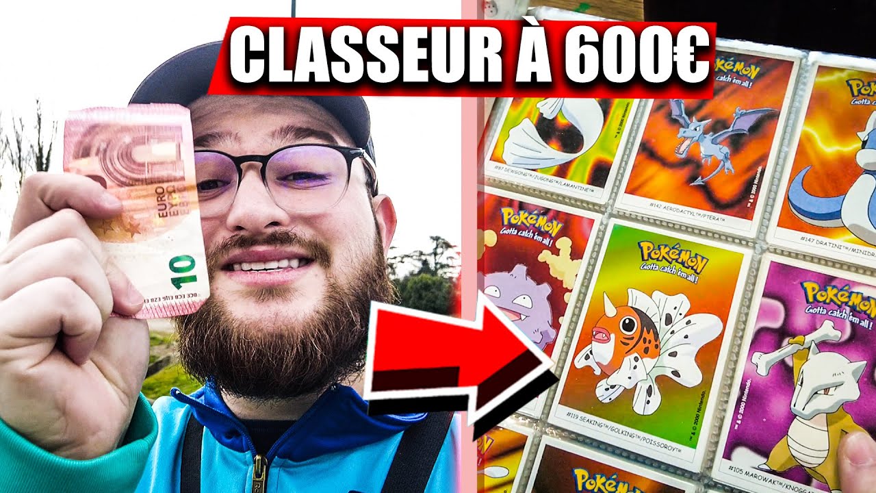 un CLASSEUR POKÉMON à 600€ dans CETTE BROCANTE (10€..)
