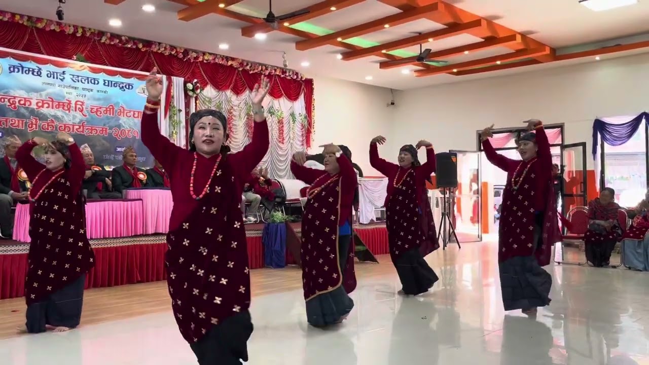 Tali ngi chu sai ||gurung song|| dance by kromjey gurung- ama haru🙏❤️