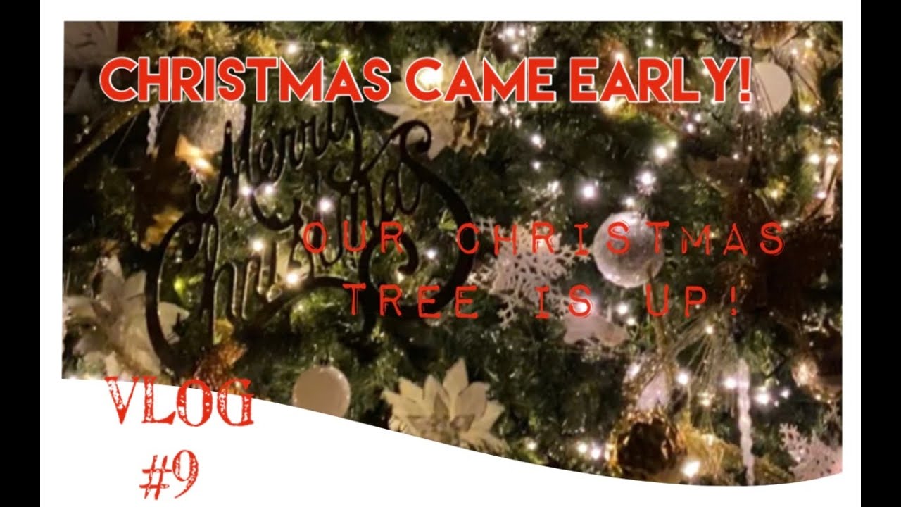 Vlog #9: Our Christmas Tree is Up!!!