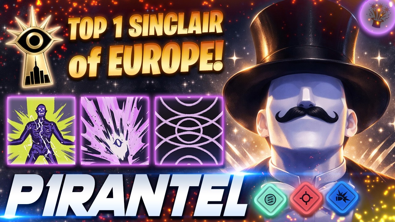 P1rantel TOP 1 Sinclair of EUROPE - Deadlock Pro Gameplay & Guides [Watch & Learn]