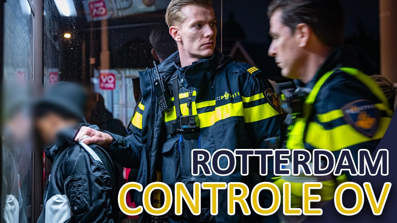 Politie Rotterdam | Aanhouding persoon die mensen lastigvalt | Controle samen met RET