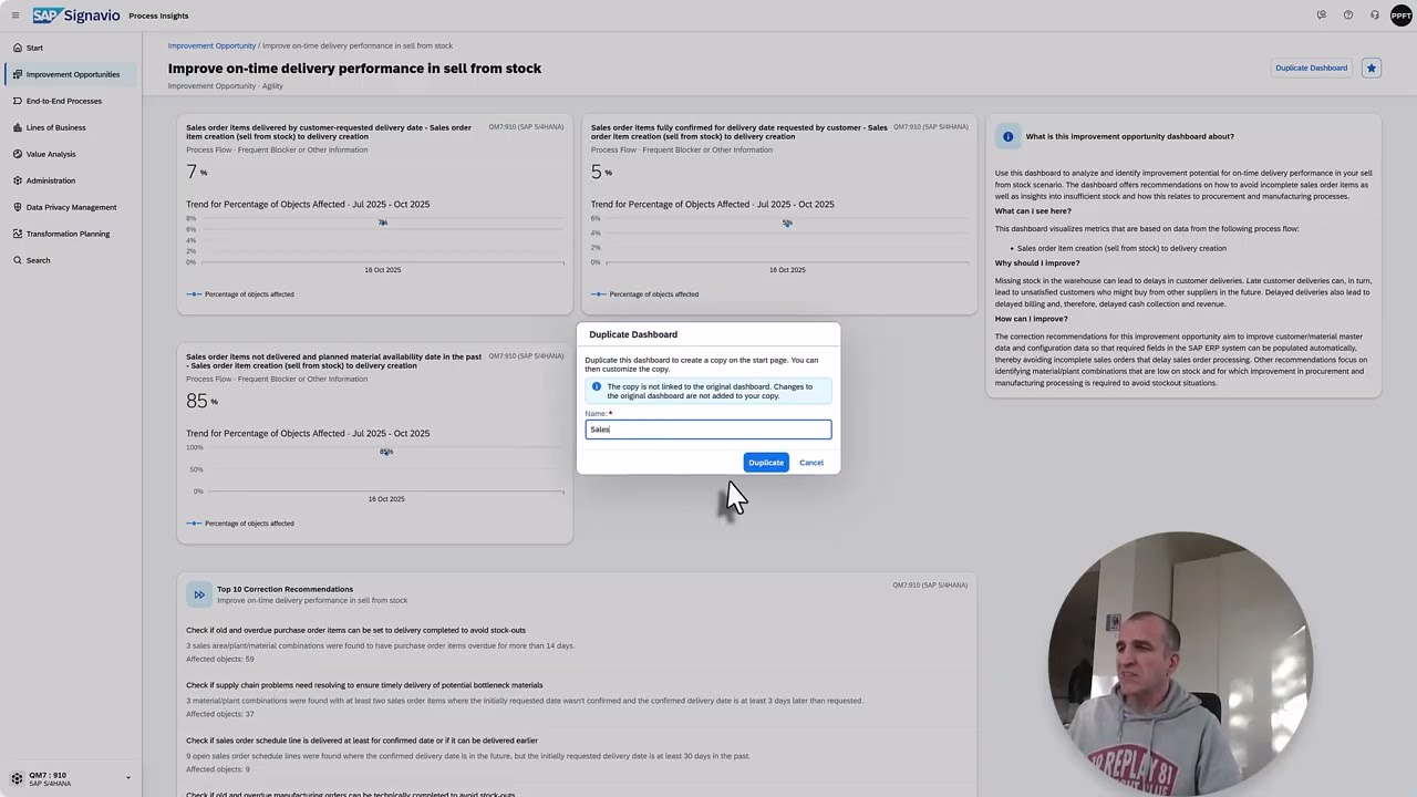 Release highlights Signavio Process Insights 2510/2511