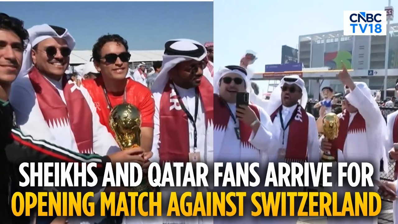 Qatari Supporters Bring Colour And Culture To World Cup Opener Against Switzerland | FIFA WC | N18G