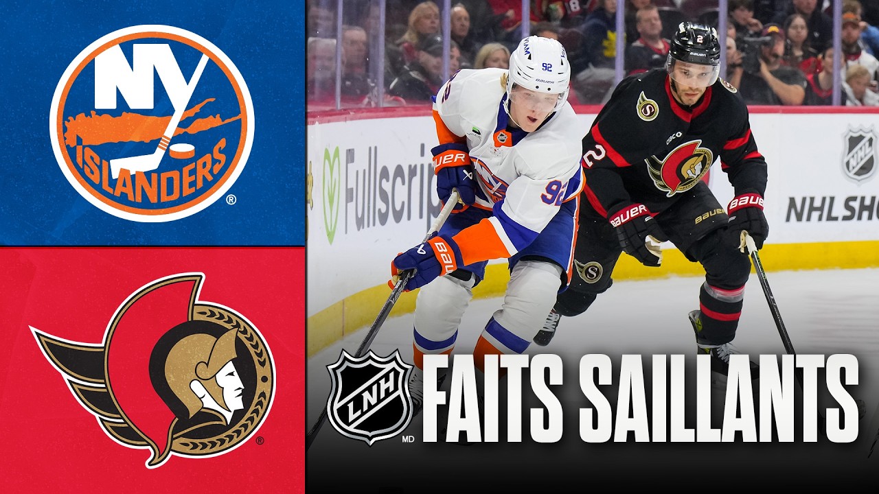 Islanders vs Sénateurs 19/03/26 | Faits saillants