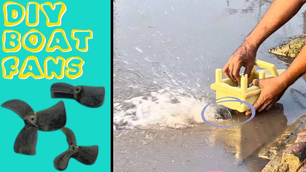 We Made a Fan for Our Mini Boat Using Recycled Materials | Easy DIY Project 🌊⚙️