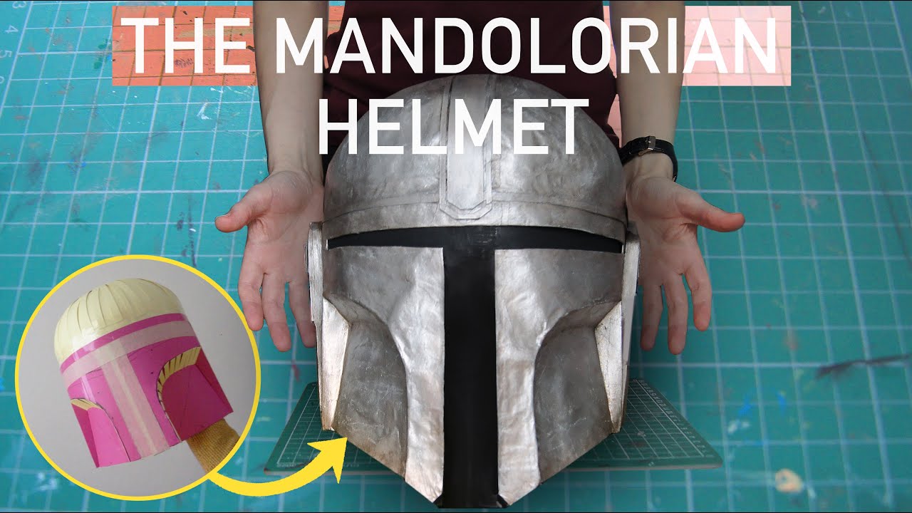 How To Make The Mandalorians Helmet Cardboard (DIY Prop)