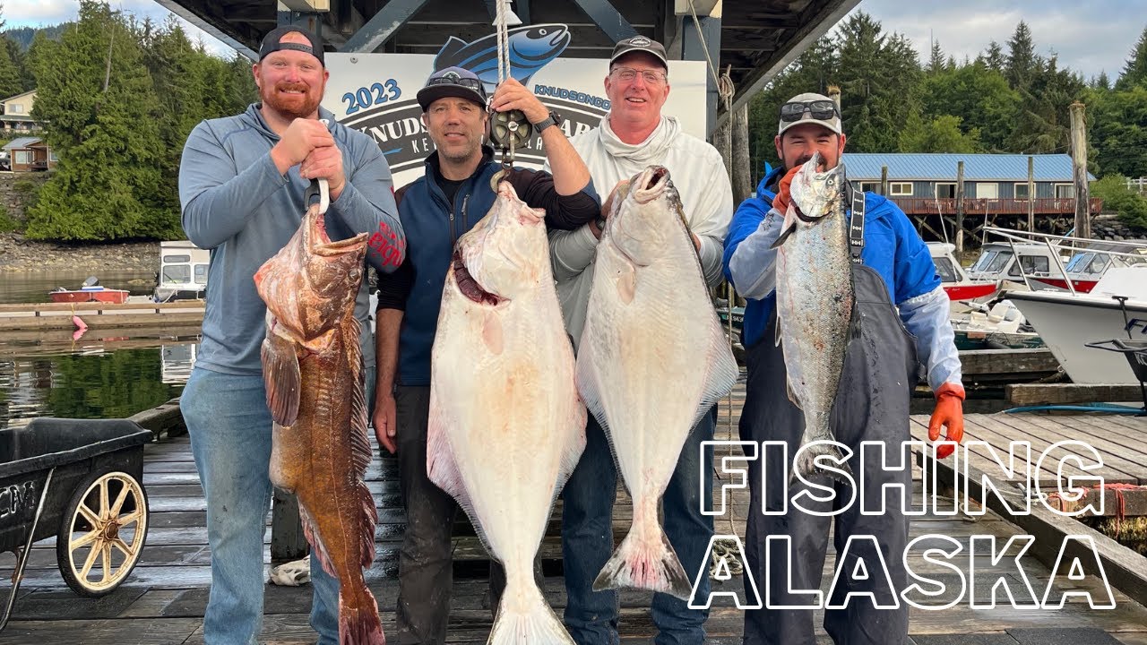 Self Guided Fishing in Alaska | Big Halibut, Lingcod, and Salmon 🎣