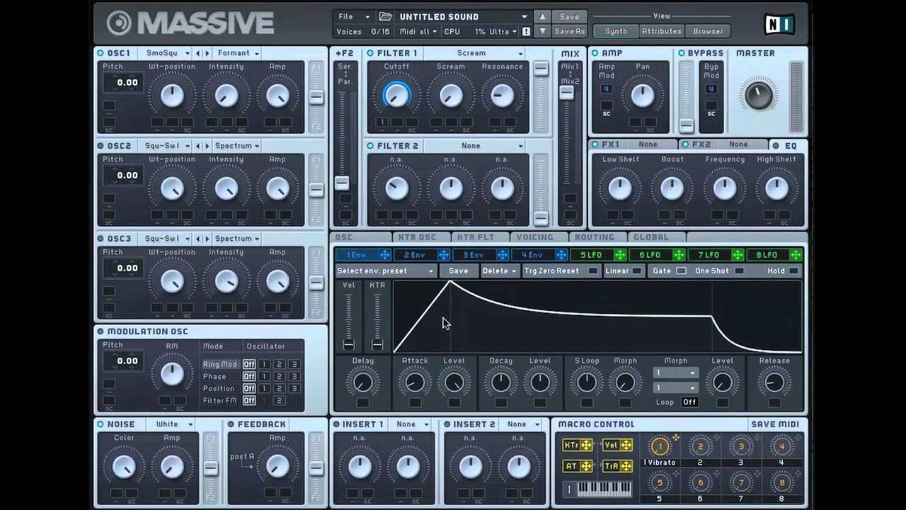 Dom Kane Tutorial - NI Massive Sound Design Tips