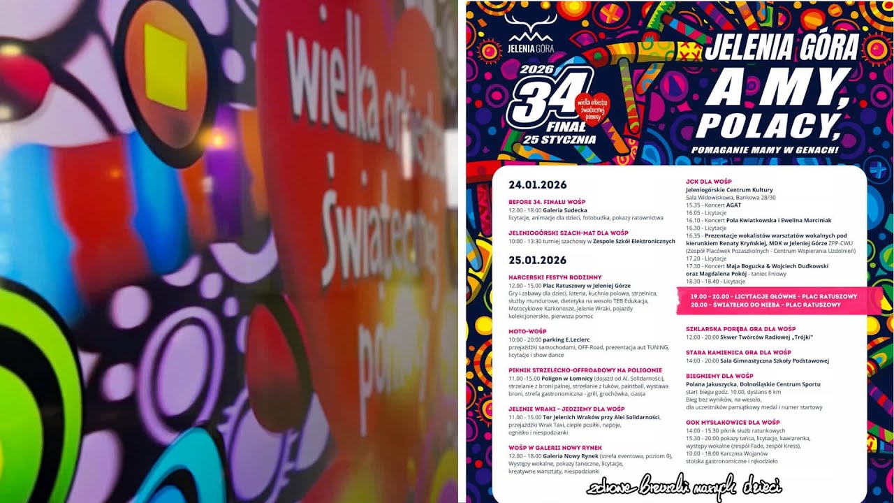 Dużymi krokami zbliża się 34. Finał WOŚP w Jeleniej Górze!