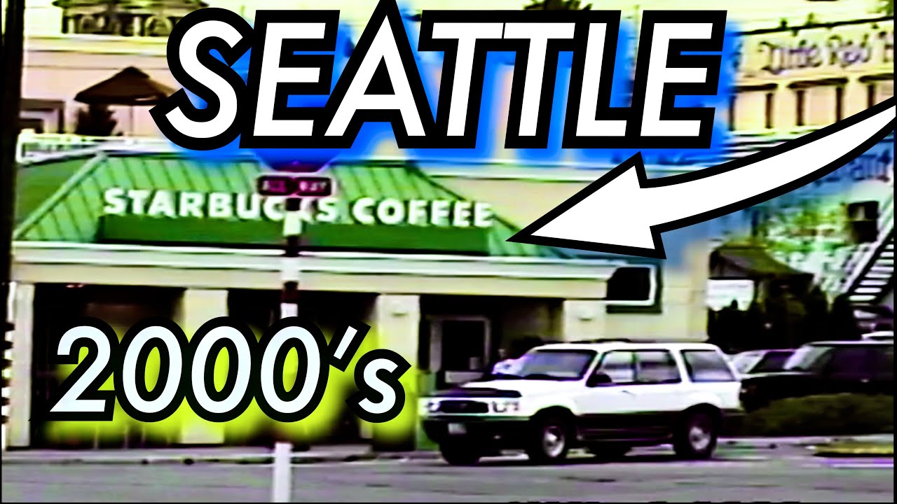 Driving around Seattle and Everett in the Early 2000's, Late 1990's!  Vintage time capsule videos